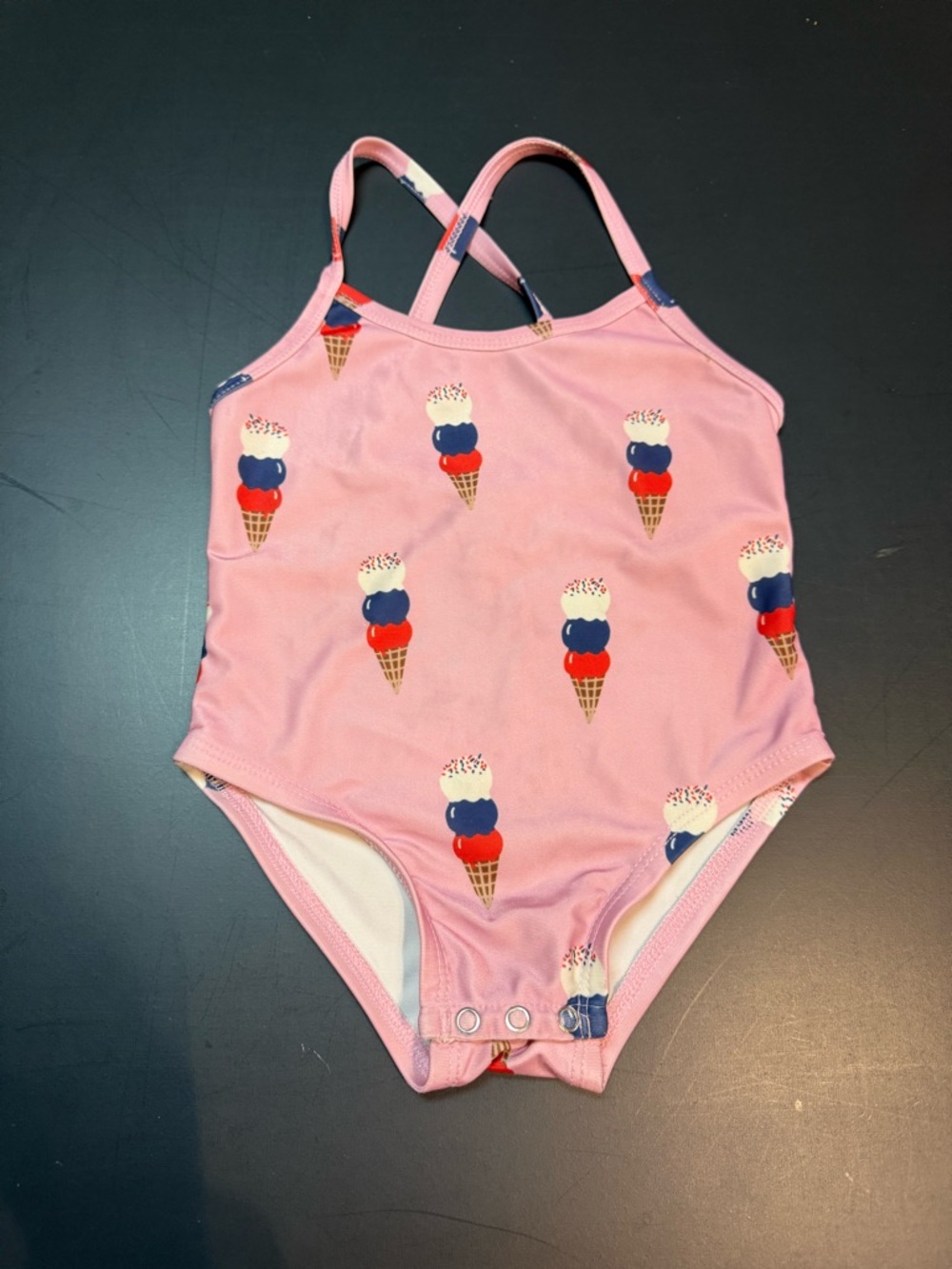 SIIX One Piece Pink Ice Cream Swimsuit